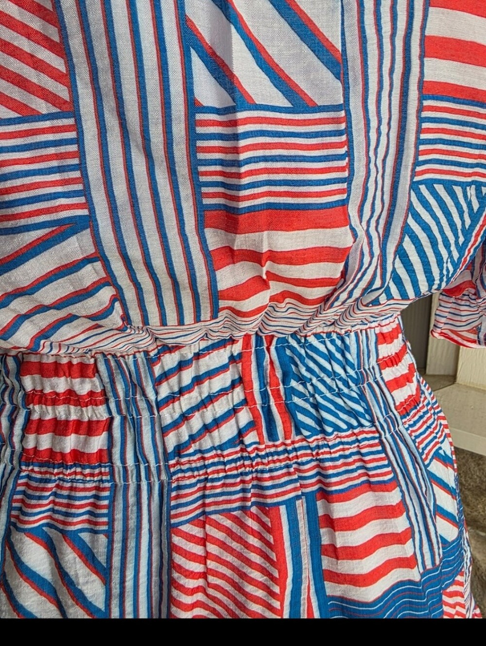 THML Red, White & Blue Midi Dress-NWT - Picture 6 of 7